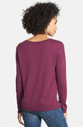 Women's Caslon Patterned Long Sleeve Sweater