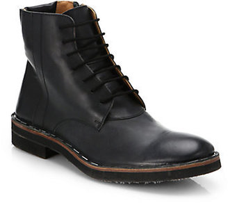Maison Martin Margiela 7812 Side-Zip Leather Ankle Boots