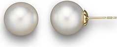 Bloomingdale's Cultured South Sea Pearl Earrings in 14K Yellow Gold, 11mm - 100% Exclusive