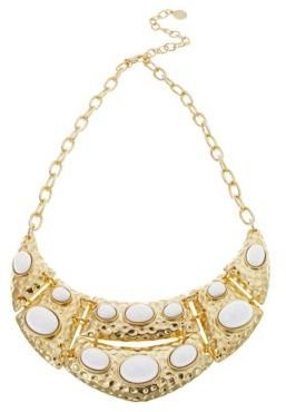 RJ Graziano Hammered Collar Necklace