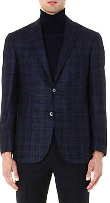 Corneliani Checked wool-blend jacket
