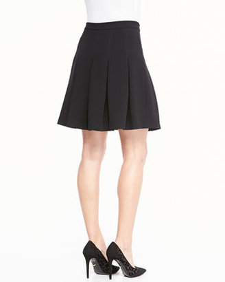 Diane von Furstenberg Gemma Mini Skirt W/ Godets