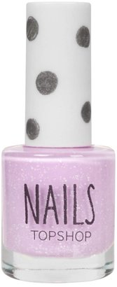 Topshop Nails - White Speckle