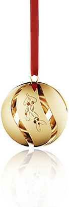Georg Jensen 24K Gold-Plated 2014 Christmas Ball Ornament