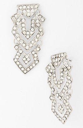 Cara Crystal Deco Chandelier Earrings
