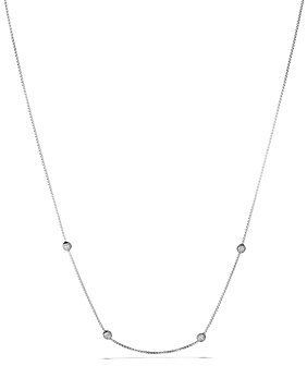 David Yurman Chain Necklace with Diamonds, 36