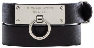 Michael Kors Leather Wrap Bracelet