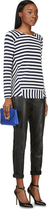 Marc by Marc Jacobs Navy Stripe Crewneck Sweater