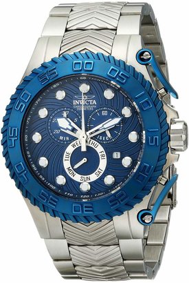 Invicta Men's 12943 Pro Diver Chronograph Textured Dial Stainless Steel Watch
