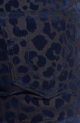 True Religion 'Halle' Leopard Print Skinny Pants
