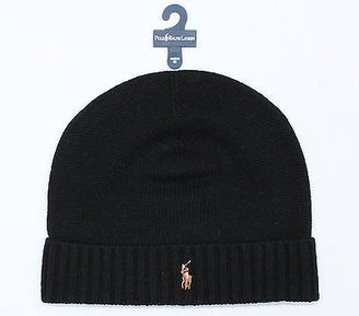 Polo Ralph Lauren Men's Skull Cap Winter Hat Beanie Chullo 100% Merino Wool NWT
