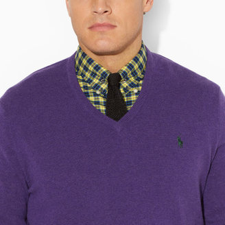 Polo Ralph Lauren Big & Tall Merino Wool V-Neck Sweater