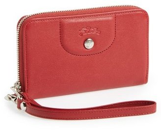 Longchamp 'Le Pliage - Cuir' Zip Around Wallet