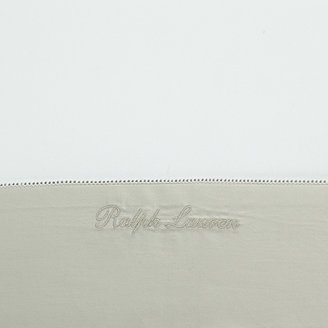 Ralph Lauren Home Langdon Flat Sheet - Silver - King / Super King