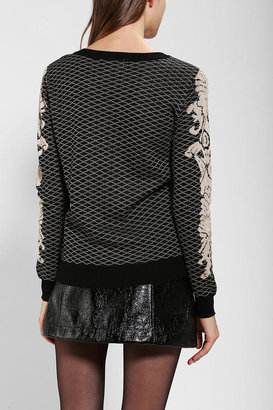 Urban Outfitters Lucca Couture Baroque Intarsia Sweater