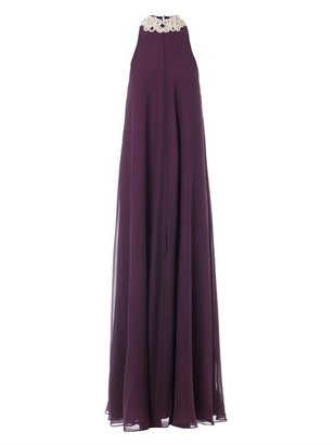 Diane von Furstenberg Embellished silk gown
