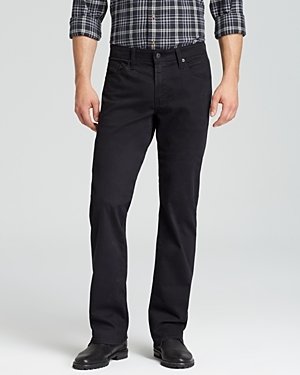AG Jeans Protege Sud Straight Fit in Super Black