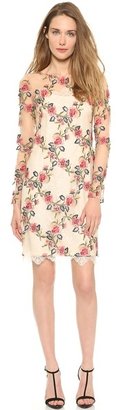 Notte by Marchesa 3135 Notte by Marchesa Embroidered Tulle Dress