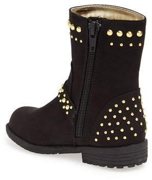 Flowers by Zoe 'Perry' Studded Boot (Walker & Toddler)