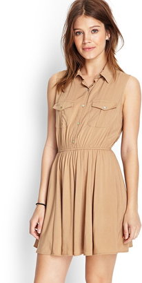 Forever 21 Fit & Flare Shirt Dress