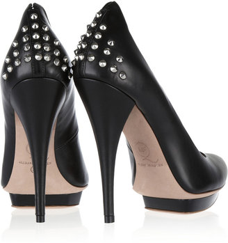 McQ Studded leather pumps