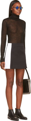 Paco Rabanne Black & White Paneled Skirt