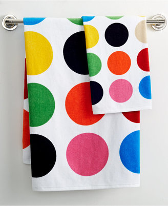 French Bull Multicolor Dot Printed 16" x 28" Hand Towel
