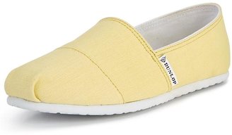 Dunlop Lemon Sherbert Espadrille Slip on Shoes