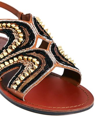 ASOS FRECKLE Embellished Flat Sandals
