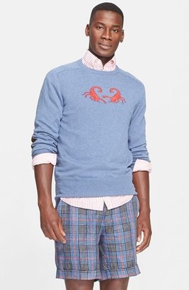 Michael Bastian Scorpion Sweater with Suede Elbow Patches