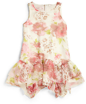 Biscotti Toddler's & Little Girl's Leopard & Rose Print Chiffon Dress