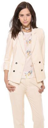 Band Of Outsiders Shrunken Double Breasted Blazer