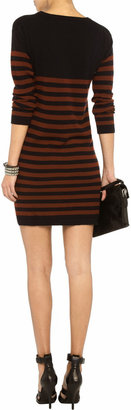 Chinti and Parker Striped cashmere sweater dress