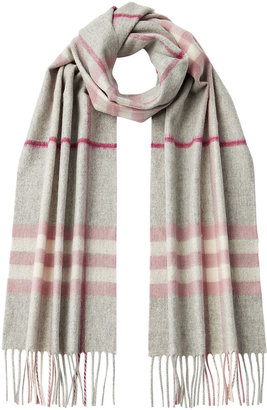 Burberry SHOES & ACCESSORIES Cashmere Giant Icon Check Scarf