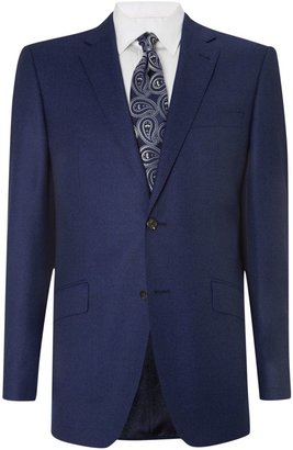 Simon Carter Men's Flannel regular fit suit jacket