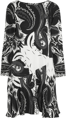 Etro Printed silk dress