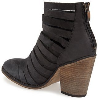 Free People Women's 'Hybrid' Strappy Leather Bootie