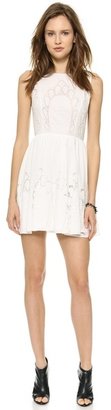 Alice + Olivia Vinny Embroidered Party Dress
