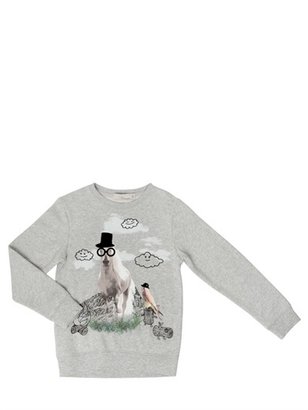 Stella McCartney Kids - Horse Printed Organic Cotton Sweatshirt