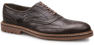J Shoes Major Men's Tan Leather Brogues I6101