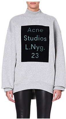 Acne Branded high-neck sweatshirt