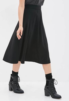 Forever 21 Woven Midi Skirt