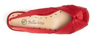 Bella Vita 'Sangria' Peep Toe Wedge Espadrille