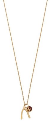 Jennifer Zeuner Jewelry Scarlet Wishbone Necklace