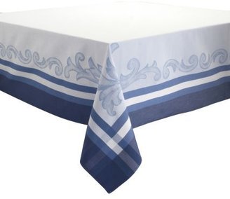 Sur La Table Blue Renaissance Jacquard Tablecloth, 70" x 70"