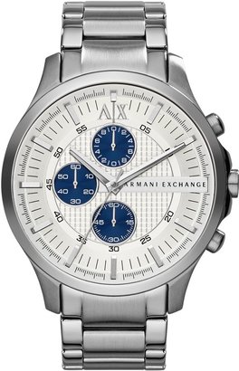 Armani Exchange AX2136 Mens smart silver bracelet sport watch