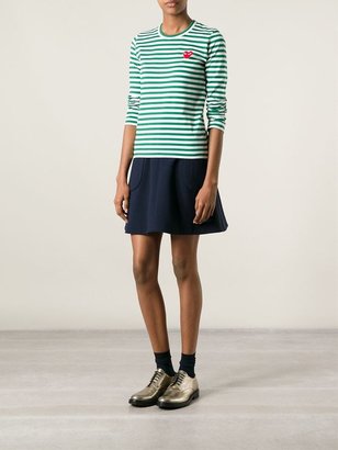 Comme des Garcons Play long sleeve striped T-shirt