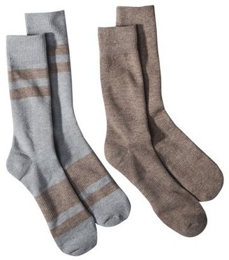 Levi's Denizen from dENiZEN® from the brand Men's 2pk Twin Stripe Crew Socks - Assorted Colors