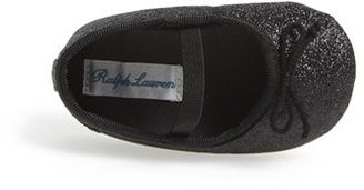 Ralph Lauren Layette 'Allie' Mary Jane Crib Shoe (Baby)
