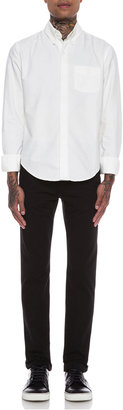 Band Of Outsiders Long Sleeve Cotton Button Down